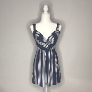 Striped sweetheart summer dress